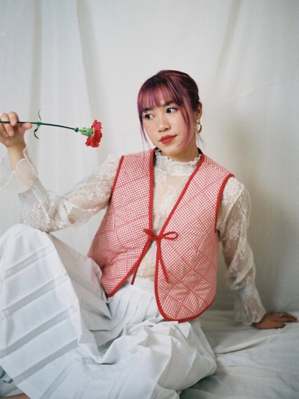 Fortiv reversible tie up vest